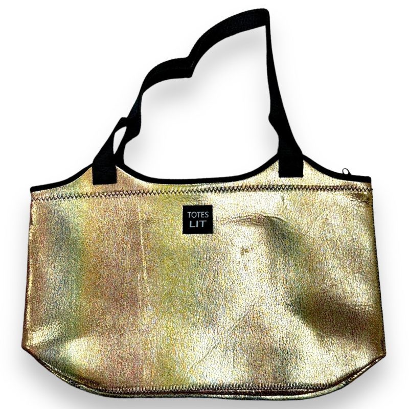 glimmering gold neoprene totedrink handlers 682367