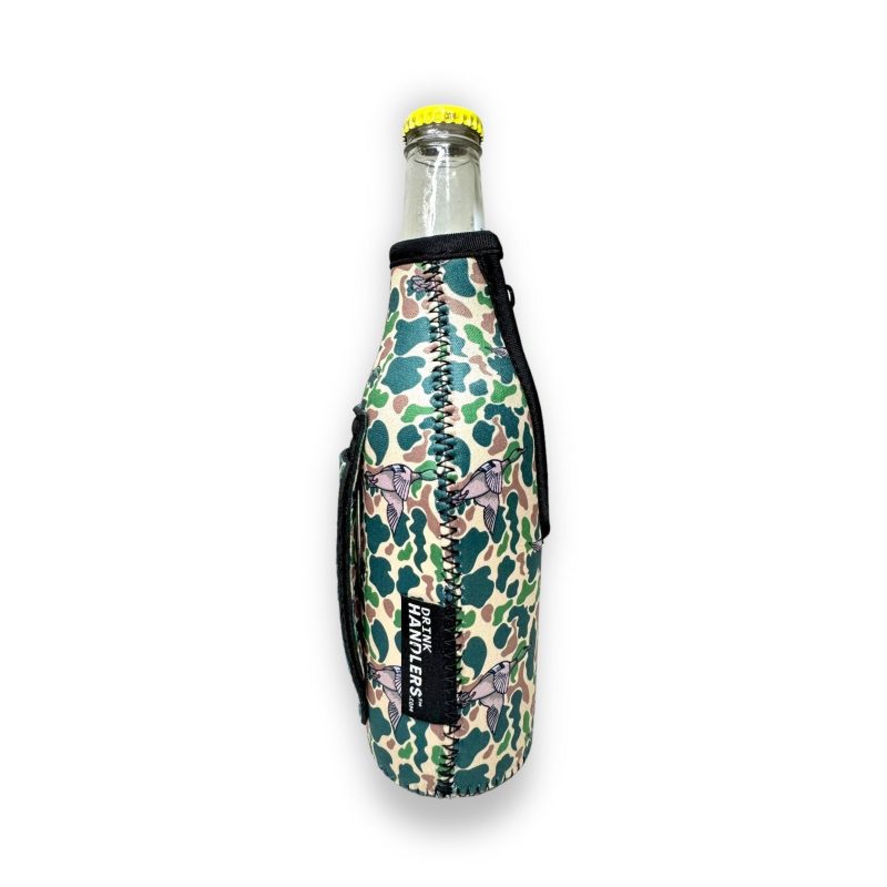 green duck camo 12oz bottleneck handlerdrink handlers 925998