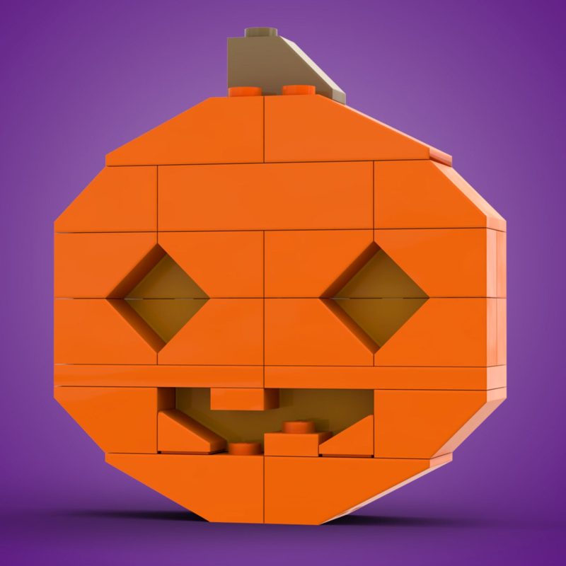 lego jack o lantern