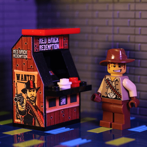 lego red brick redemption II arcade with fig