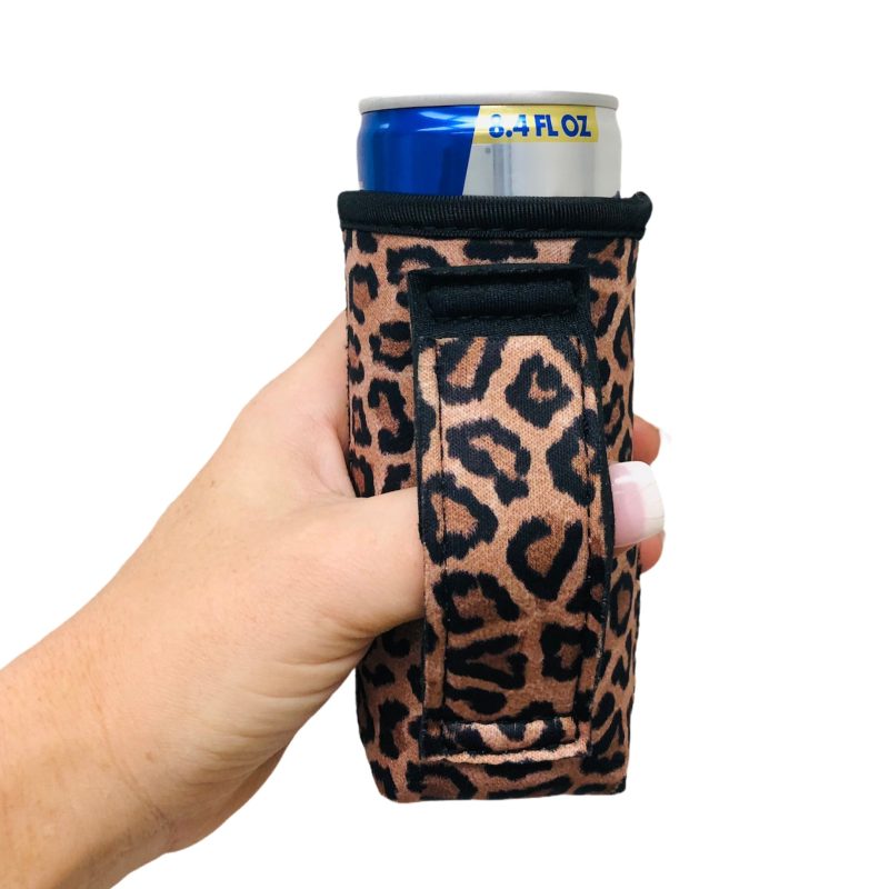 leopard 8 10oz slim can handlerdrink handlers 777715