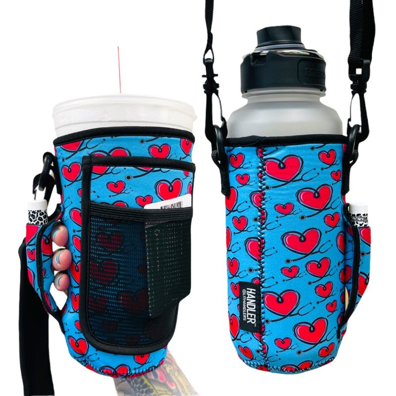 love a nurse 30 40oz tumbler handler with carrying strapdrink handlers 408102