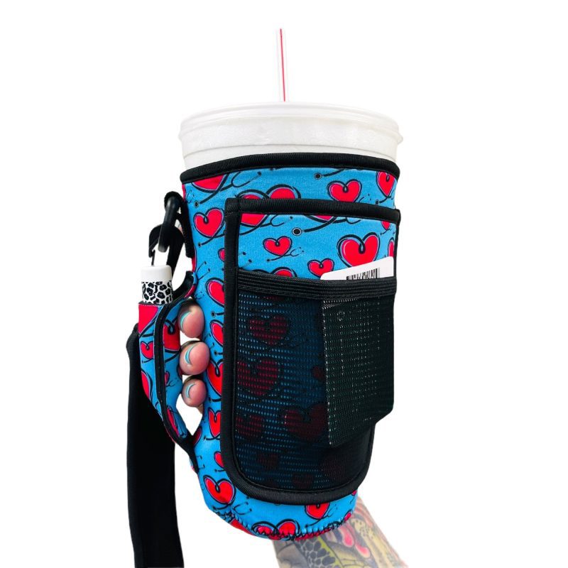 love a nurse 30 40oz tumbler handler with carrying strapdrink handlers 973483