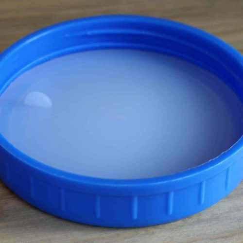 mason jar lifestyle bright blue plastic storage lid platinum silicone liner in