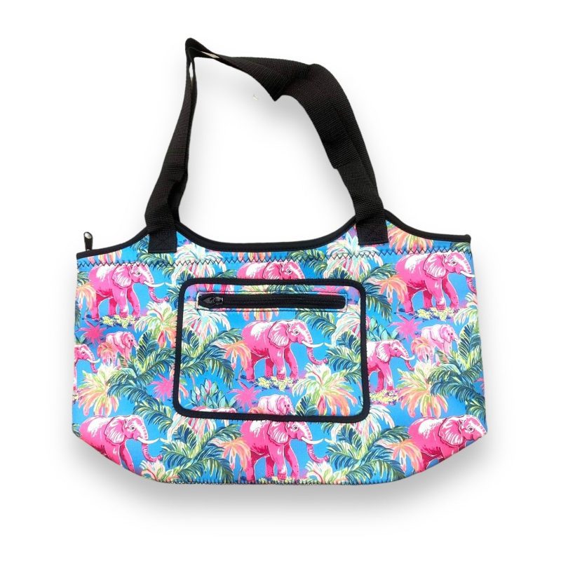 preppy elephant neoprene totedrink handlers 366386