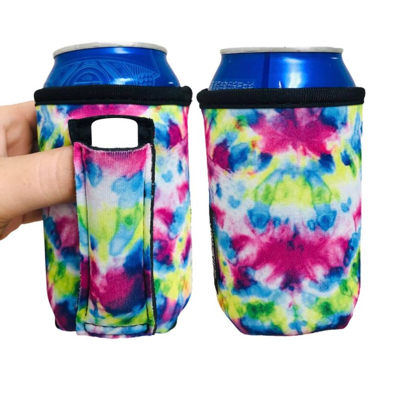 purple tie dye 12oz regular can handlerdrink handlers 230206