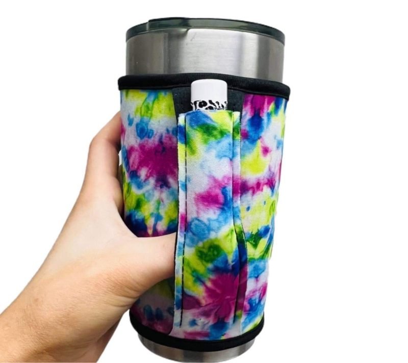 purple tie dye large xl bottomless handlerdrink handlers 157165