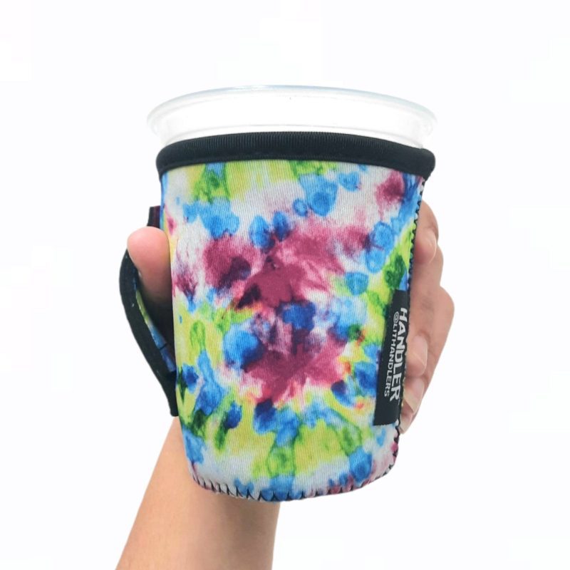 purple tie dye small medium coffee handlerdrink handlers 638690