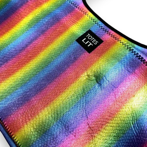 radiant rainbow neoprene totedrink handlers 514054