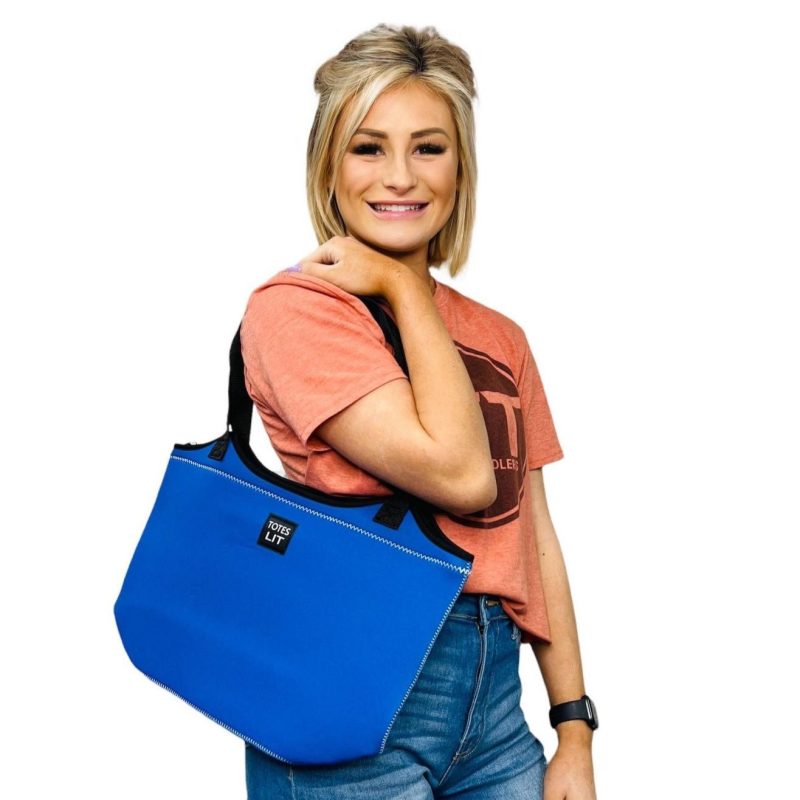 royal blue neoprene totedrink handlers 501594