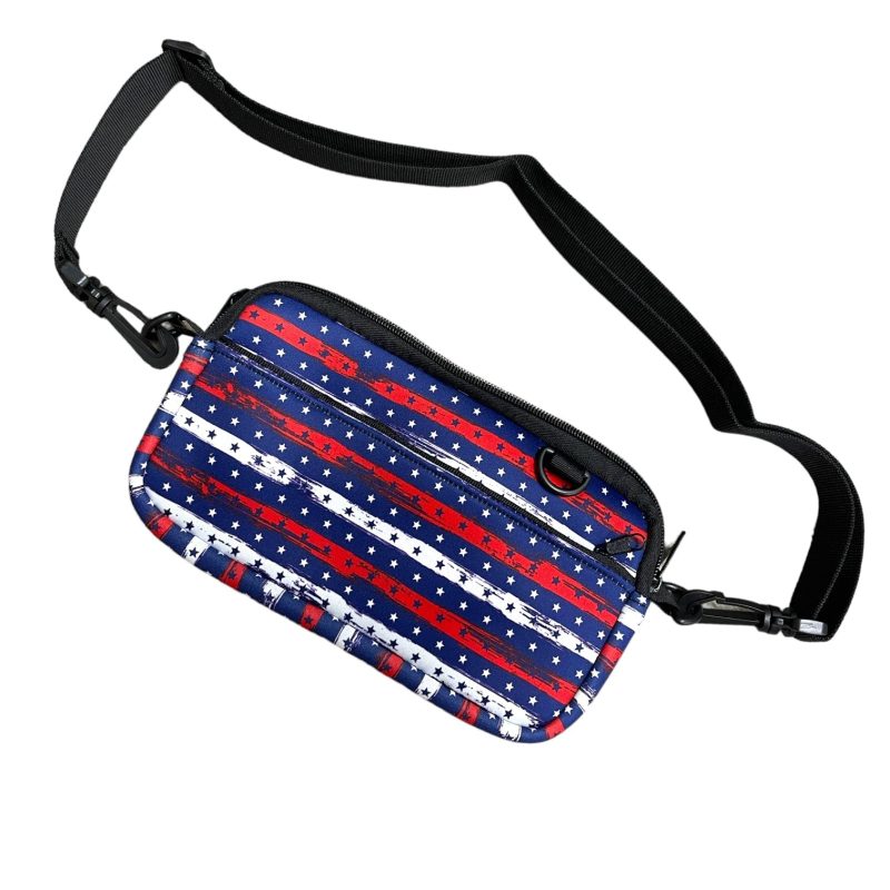 stars stripes cross body pursedrink handlers 664240