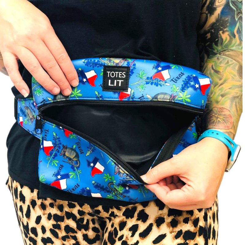 texas blue bonnets fanny packin totedrink handlers 138457