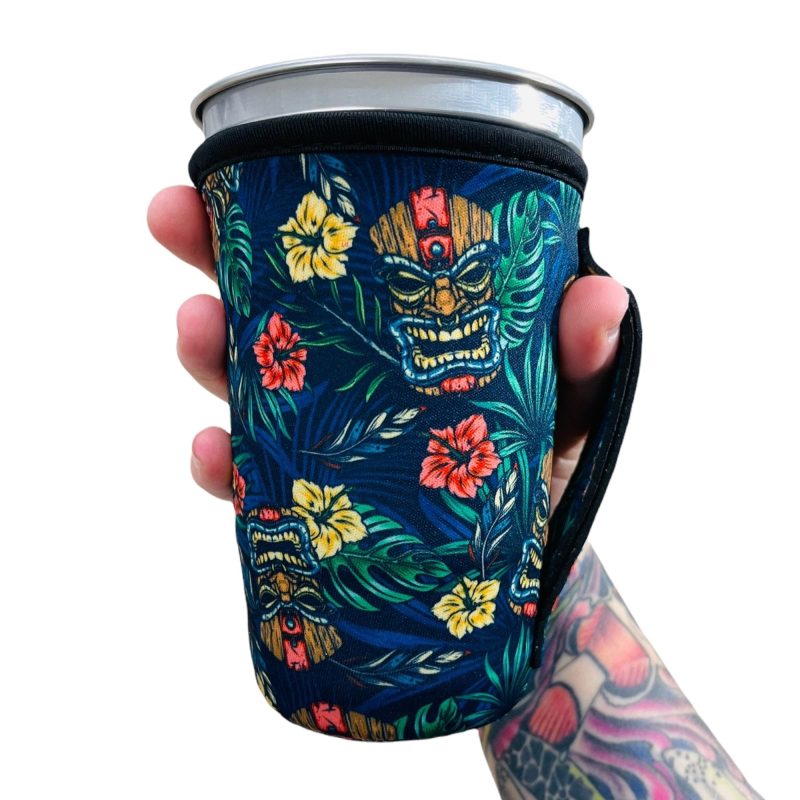 tiki tiki 16oz pint glass medium fountain drinks and tumbler handlersdrink handlers 746706