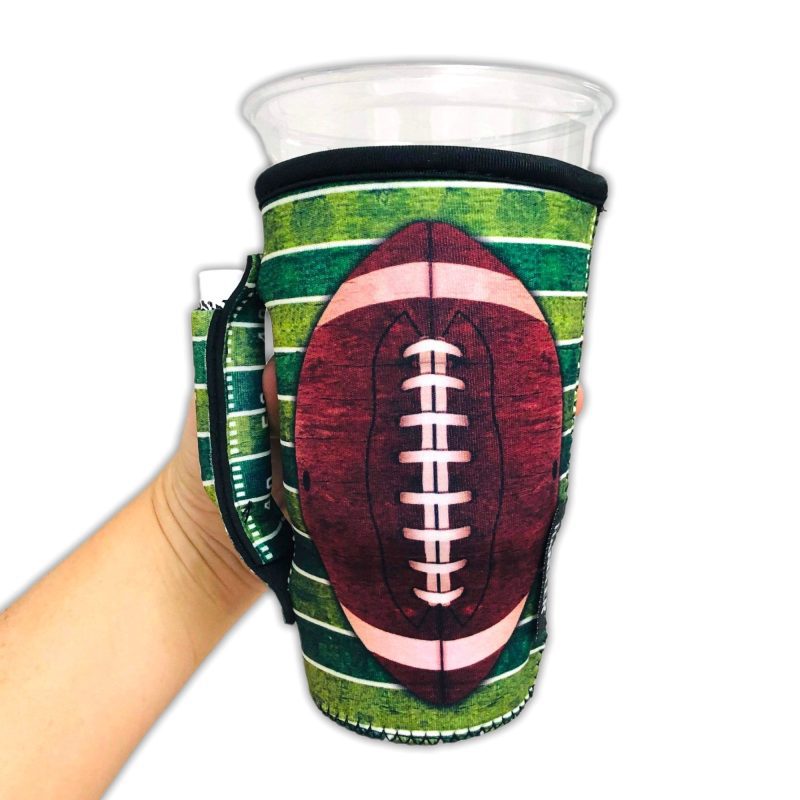 touchdown 20oz large coffee tea tumbler handlerdrink handlers 370836