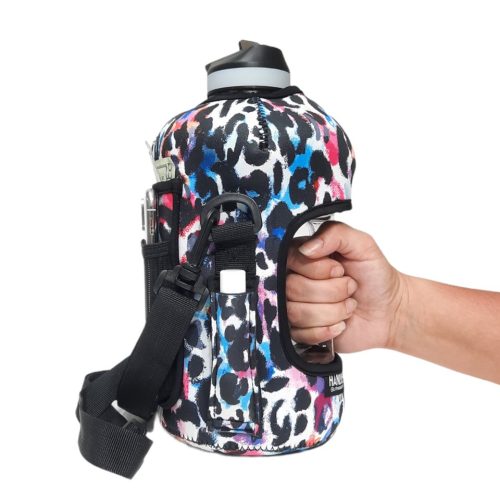 watercolor leopard 12 gallon jug carrying handlerdrink handlers 806355