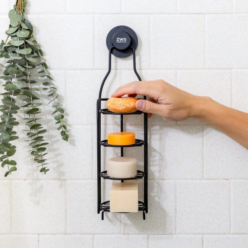 zws essentials shower tower self draining shower caddy bar soap holder for shower wall 34014003363951